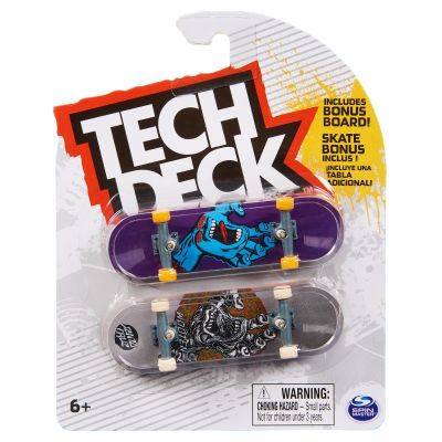 Комплект от 2 мини скейтборда, Tech Deck, Santa Cruz, 20148086