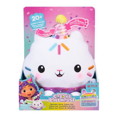 Интерактивна плюшена играчка, Gabbys Dollhouse, Sprinkle Party Cakey, 25 см, 6071152