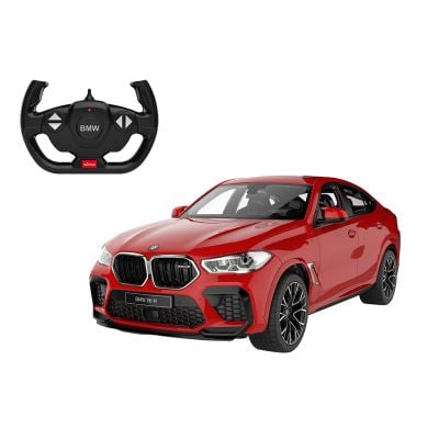 Количка с дистанционно, Rastar BMW X6 M, Червен 1:14