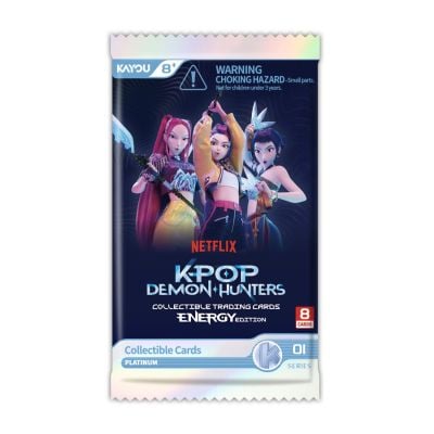 Комплект 8 колекционерски карти, K-Pop Demon Hunters, Energy Edition, Серия 1