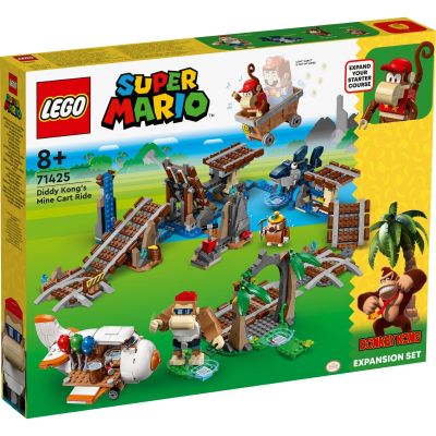 LEGO® Super Mario - Комплект с допълнения Diddy Kong's Mine Cart Ride (71425)