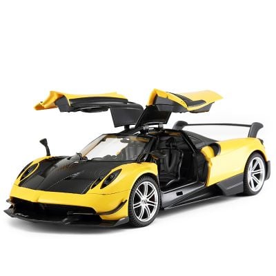 Количка с дистанционно управление Rastar Pagani Huayra BC, Жълта, 1:14
