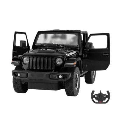 Автомобил с дистанционно управление Rastar Jeep Wrangler, RC, 1:14, Черна