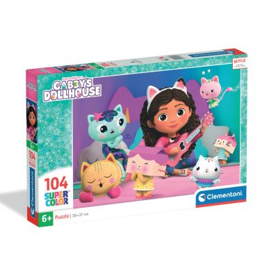 N00025033_001w 8005125250332 Пъзел Clementoni, Gabby's Dollhouse, 104 части