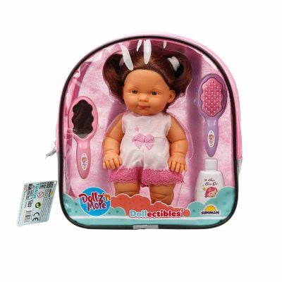 Кукла Нил с кафява коса, Dollz And More, с раница и аксесоари, 23 см