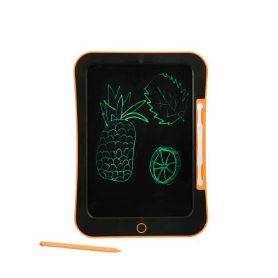Цифров таблет LCD, за писане и рисуване, Edu Sun, 10.5 инча, Черно-Оранжев