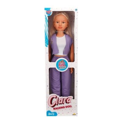 Кукла Клара в спортен тоалет, Dollz And More, Виолетов, 80 см