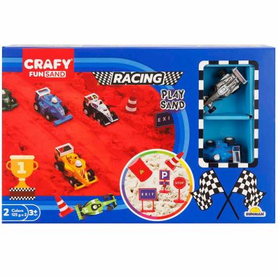 Комплект за моделиране, Crafy, Racing Play, 13 части, 250 гр