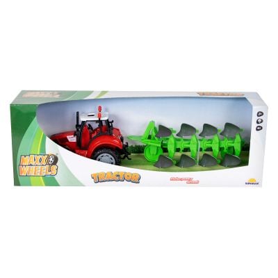 Трактор с плуг, Maxx Wheels, Farmer Toys