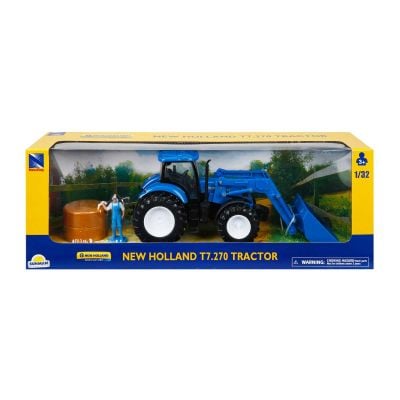 Трактор с фигурка, New Ray, New Holland T7.270, 1:32