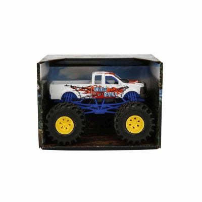 Метално превозно средство, New Ray, Monster Truck, 1:43, Бяло