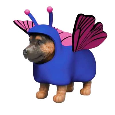 Мини фигурка, Dress Your Puppy, German Shepherd в костюм на пеперуда, S2