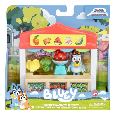 Комплект за игра с фигурка, Bluey, Farmers Market