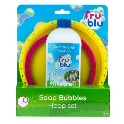 Комплект разтвор за сапунени балони, Fru Blu, Hoop, 0,4 л