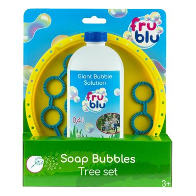 Комплект разтвор за сапунени балони, Fru Blu, Tree, 0,4 л