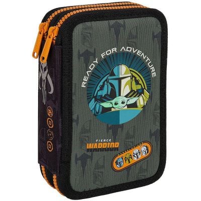 Оборудван несесер с 2 отделения, Coolpack, Jumper 2, Mandalorian, Черен