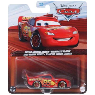 Метална количка, Disney Cars, Rusteze Lightning McQueen, FGD64