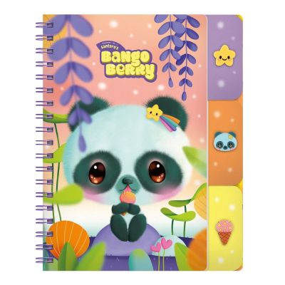 Бележник с разделители и аксесоари Bangobobs, Bangoberry, Pally Panda