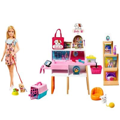 Комплект за игра Barbie, Зоомагазин
