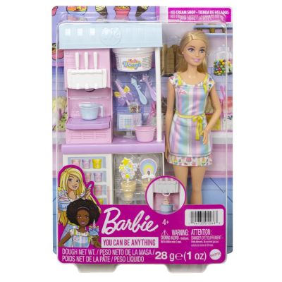 Комплект за игра Barbie, Магазин за сладолед
