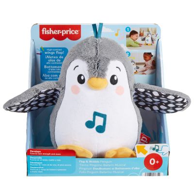 Плюшена играчка, Fisher Price, Музикален пингвин, HNC10