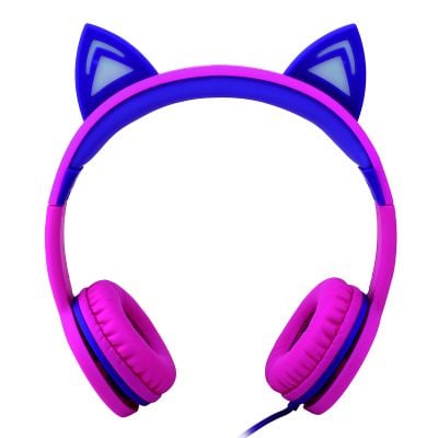 Аудио слушалки със светещи ушички Noriel On-Ear