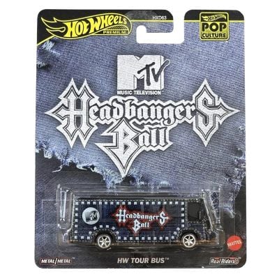 Метална количка, Hot Wheels Premium, Pop Culture, HW Tour Bus, JBL64