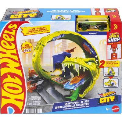 Комплект за игра, Hot Wheels City, Snake Spiral Attack, JBM63