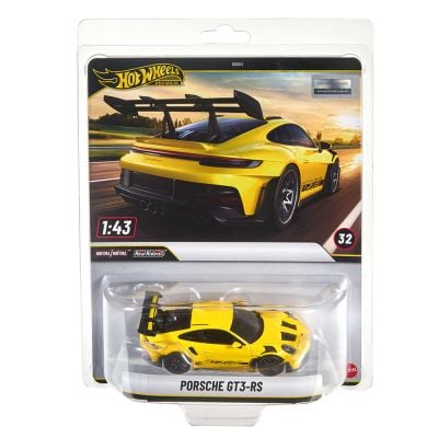Метална количка, Hot Wheels Premium, Porsche 911 GT3 RS, 1:43, JCN66