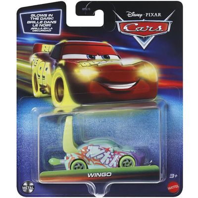 Метална количка, Disney Cars, Glow Racers, Wingo, JDH68