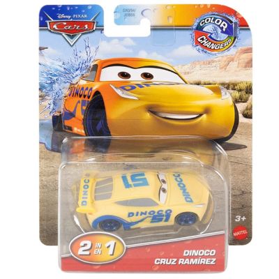 Количка Disney Cars, Color Changers, Dinoco Cruz Ramirez, JHG26