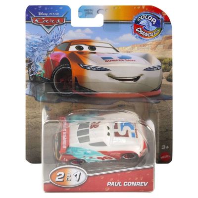 Количка Disney Cars, Color Changers, Paul Conrev, JHG28
