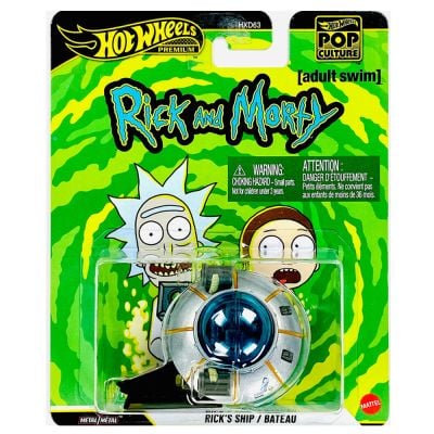 Метален космически кораб, Hot Wheels Premium, Pop Culture, Rick and Morty, Ricks Ship, JHW95