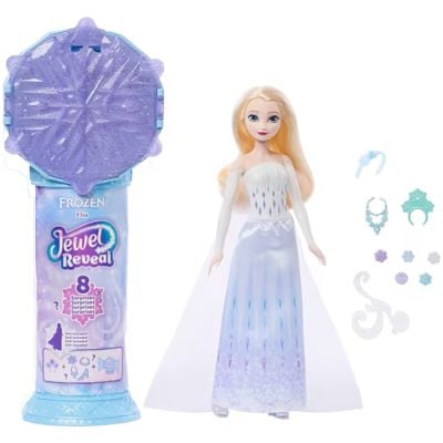 Кукла с аксесоари изненада, Disney Frozen, Jewel Reveal, Елза, JJY36