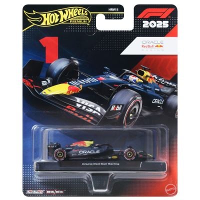 Метална състезателна количка, Hot Wheels, Oracle Red Bull Racing 2025, Formula 1 Team 1, JKD83
