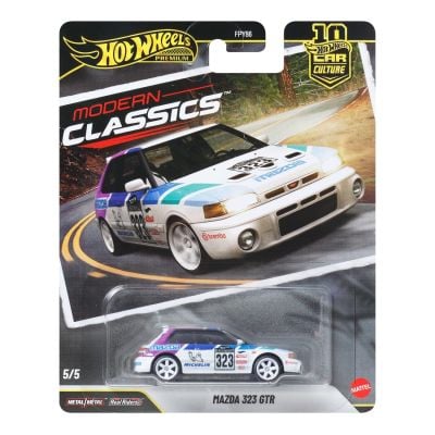 Метална количка, Hot Wheels Premium, Car Culture, Mazda 323 GTR, JKF17