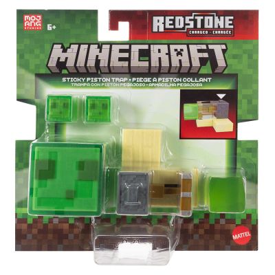 Комплект за игра с с фигурки, Minecraft, Redstone, Sticky Piston Trap, JKK01