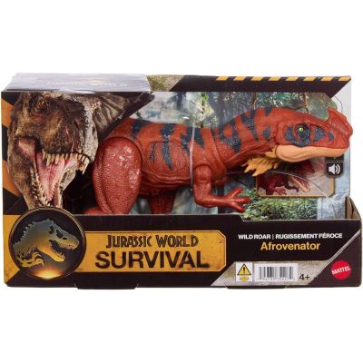 Подвижна фигурка, Jurassic World Survival, Wild Roar, Afrovenator, JKL76