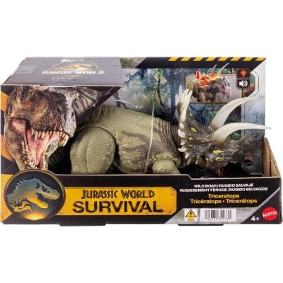 Подвижна фигурка, Jurassic World Survival, Wild Roar, Triceratops JKL81