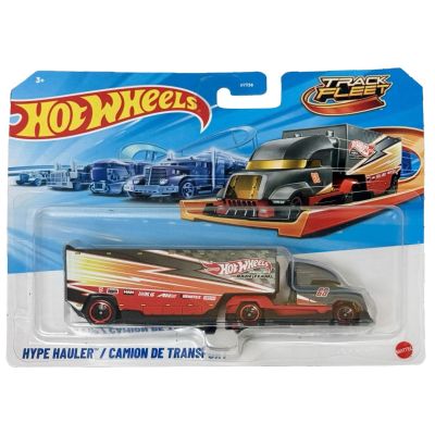 Комплект камион с ремарке, Hot Wheels, Track Fleet, Hype Hauler, JKP35