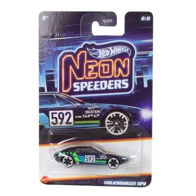 Метална количка, Hot Wheels, Neon Speeders, Volkswagen SP2, JKX98
