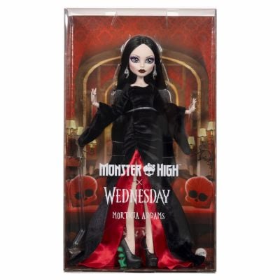 Кукла Monster High X Wednesday, Morticia Addams, JLK99
