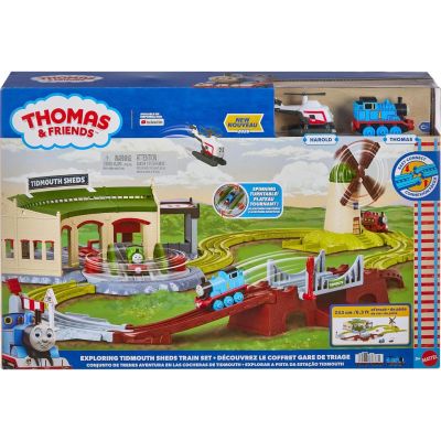Комплект за игра с локомотива Thomas and Friends, Изследване на депото в Tidmouth, JLL36.