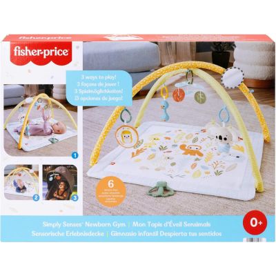 Активна бебешка гимнастика, Fisher Price, Simply Senses Newborn Gym, JMN74