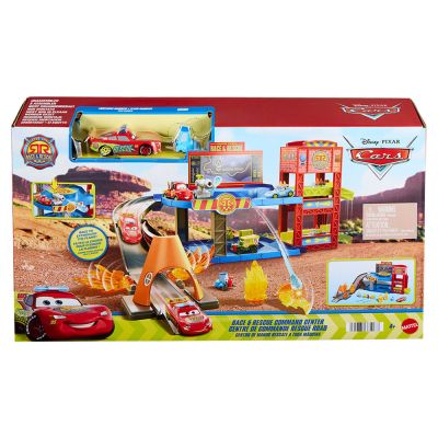 Комплект от 2 колички и гараж, Disney Pixar Cars, Race & Rescue Command Center, JMT59
