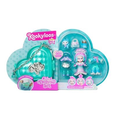 Комплект за игра с кукла и аксесоари, Kookyloos, чантичката на Клои