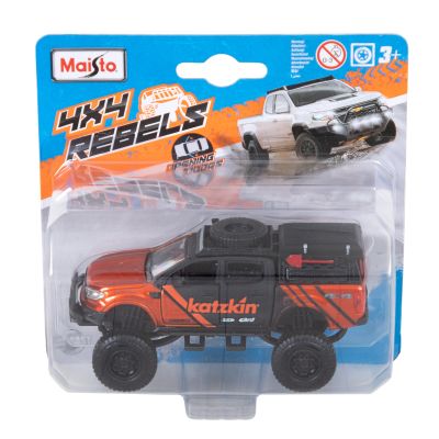 MAIS-25205_2018_128w 5949033908073 Masinuta 4X4 Rebels Maisto, Jeep, Rosu, 1:64