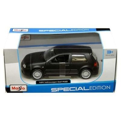 Количка Maisto Volkswagen Golf R32 1:24, Черна