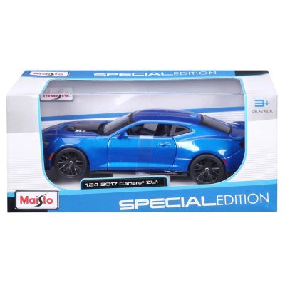 Количка Maisto Chevrolet Camaro Zl1 2017, Син, 1:24