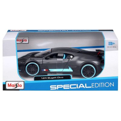 Количка Maisto Bugatti Divo, 1:24, Сива